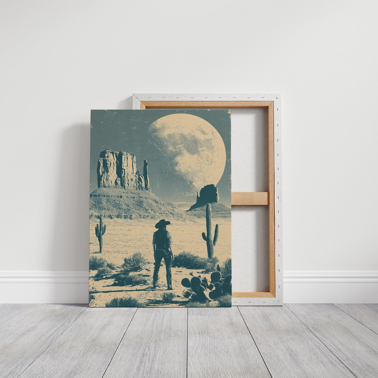 Under a Desert Moon, She Stands Alone