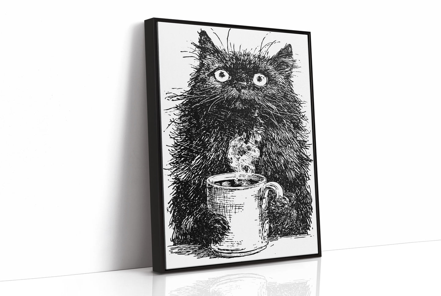 Cat After Too Much Coffee