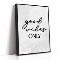 Good Vibes Only Script Quote