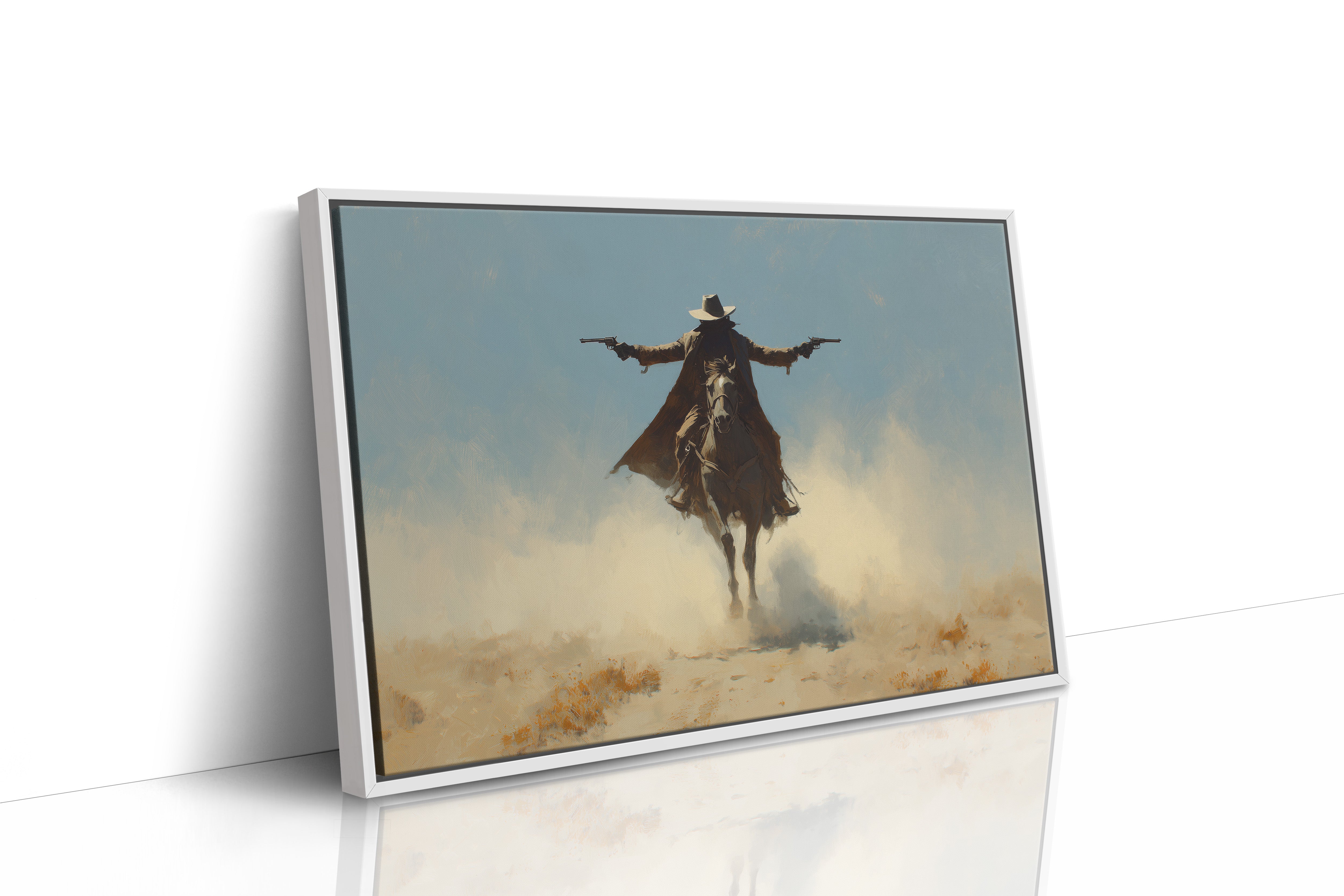 Dual Pistols Dance Across Desert Dust