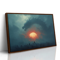 Dragon Rising Over the Graveyard