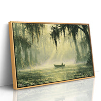 Rowing Through the Green Bayou