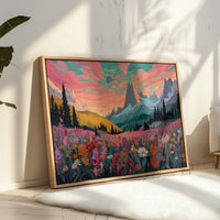 Alpine Meadows Catch Fire At Dawn