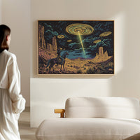 The Arrival Over Monument Valley