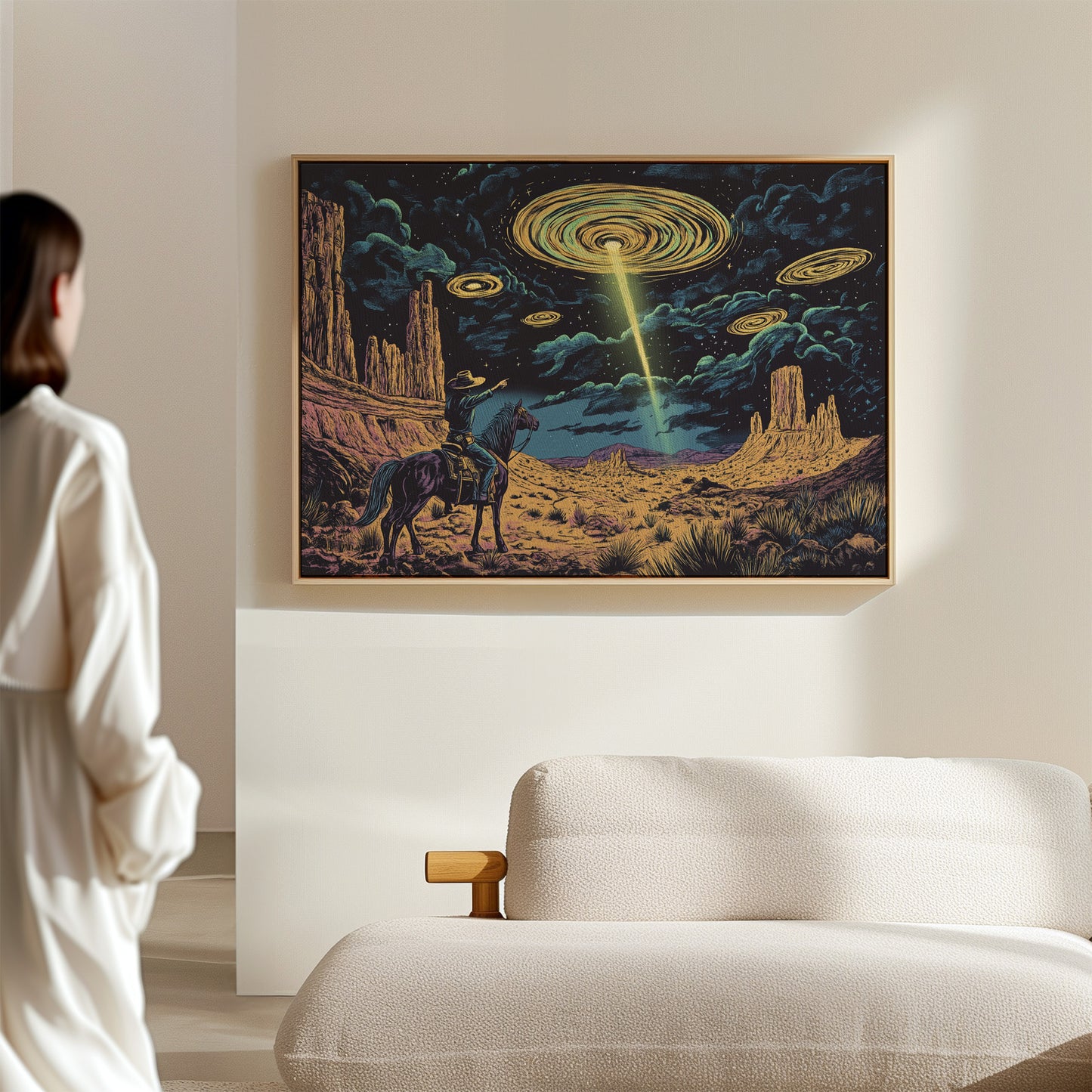 The Arrival Over Monument Valley