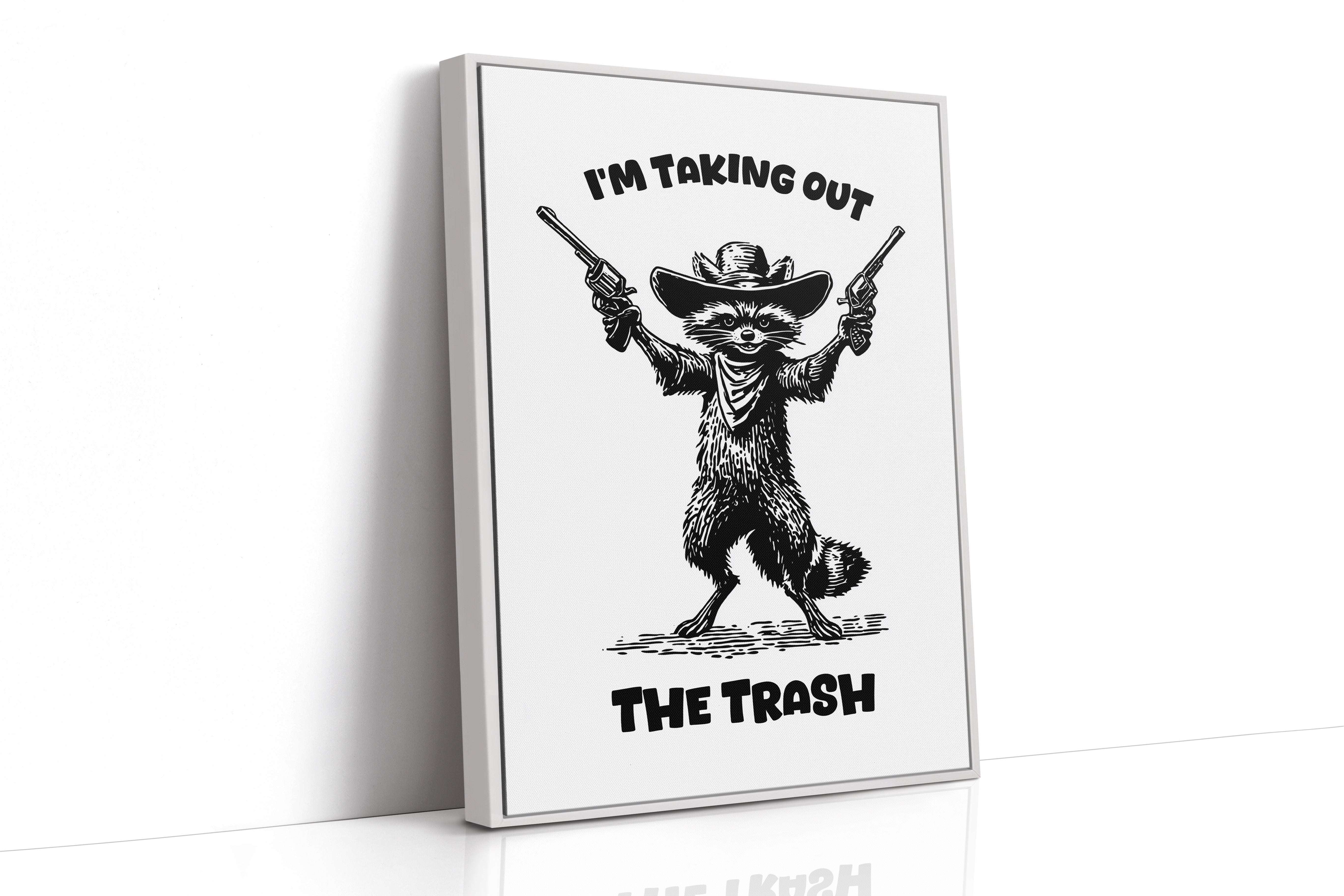 Im Taking Out the Trash Raccoon