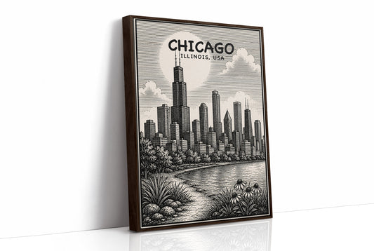 Chicago in Woodcut