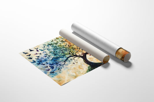 Seasons Dance Through Bird Wings