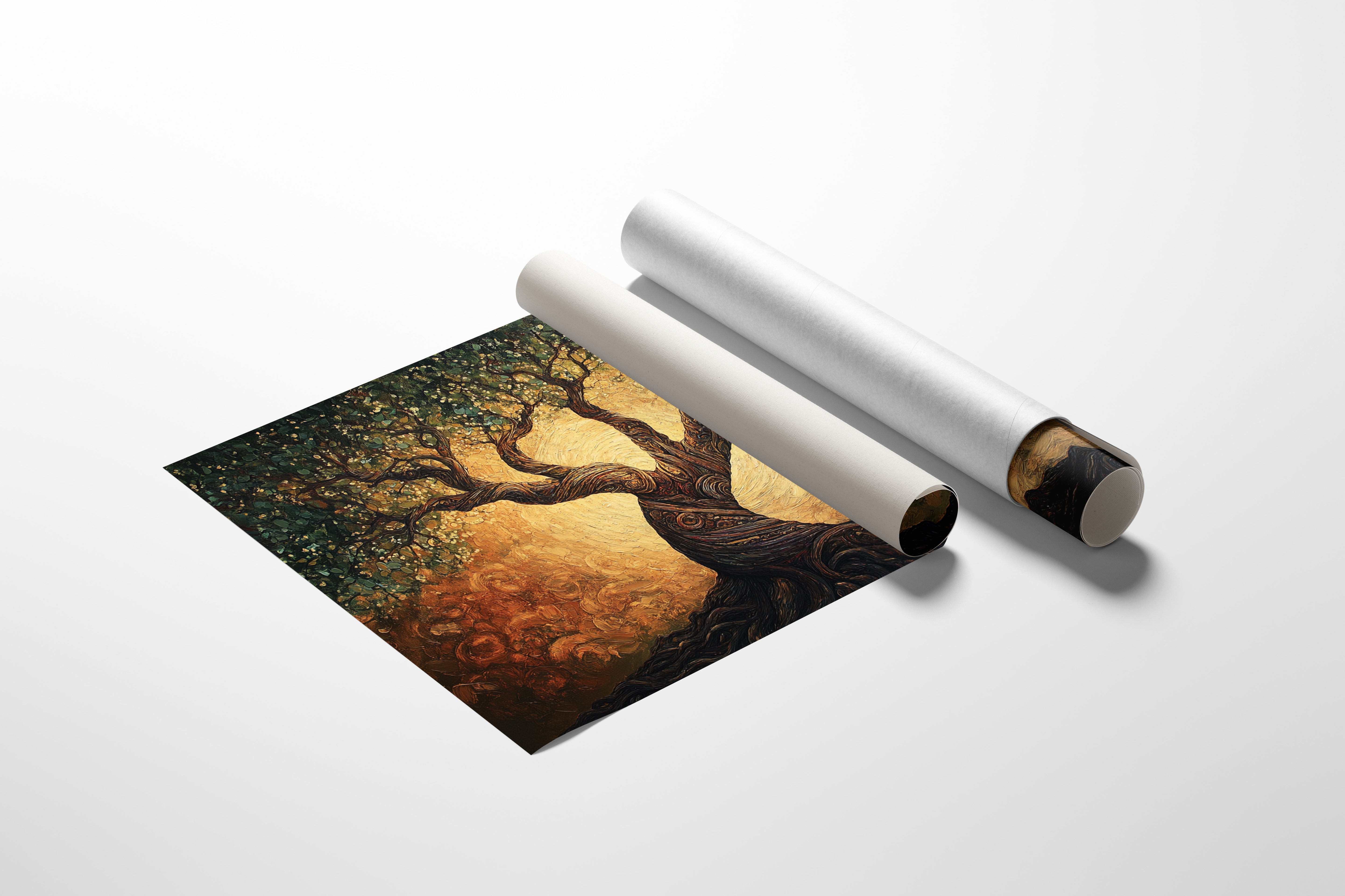 Ancient Olive Dances At Dawn