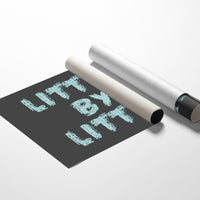 Little By Little Chalkboard Print