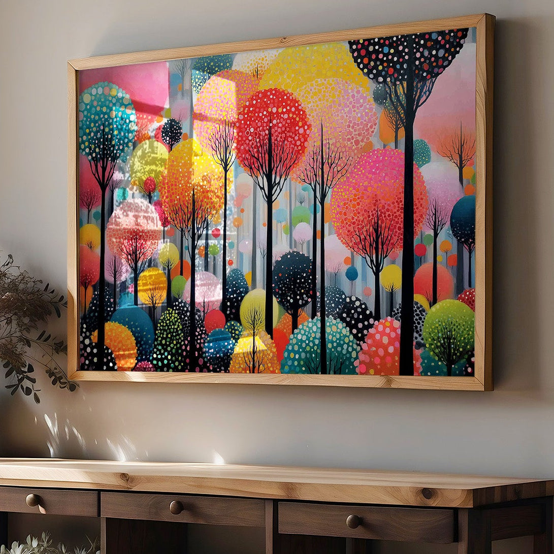 Candy Forest Dreams At Dawn