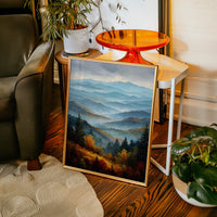 Autumn Peaks Paint The Morning Blue