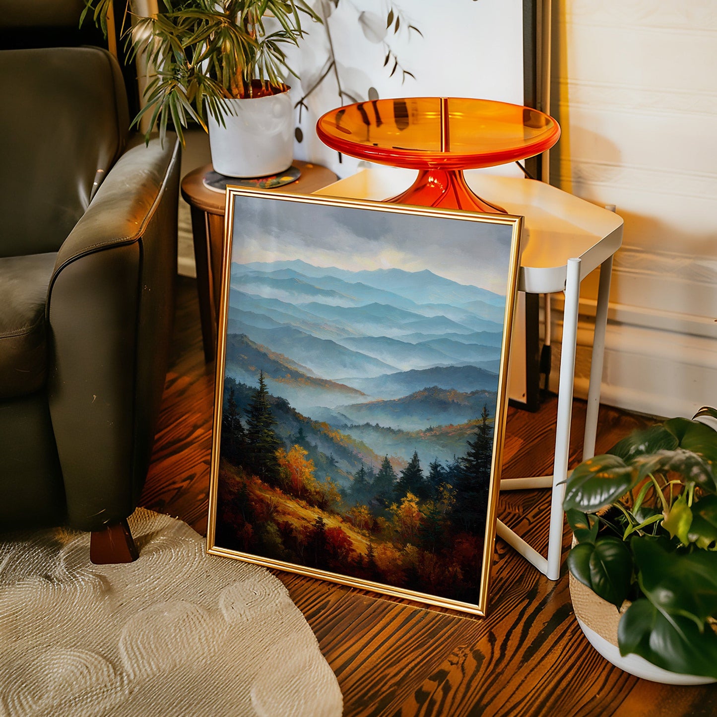 Autumn Peaks Paint The Morning Blue