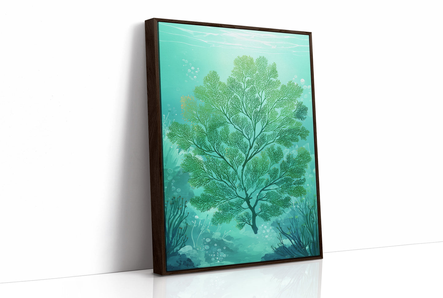 Sea Fern Dances In Aqua