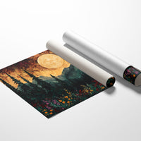 Alpine Meadows Catch Moonlight's Gold