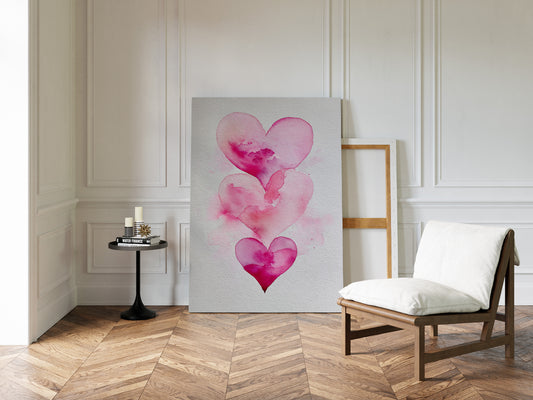 Hearts Unfold in Blush