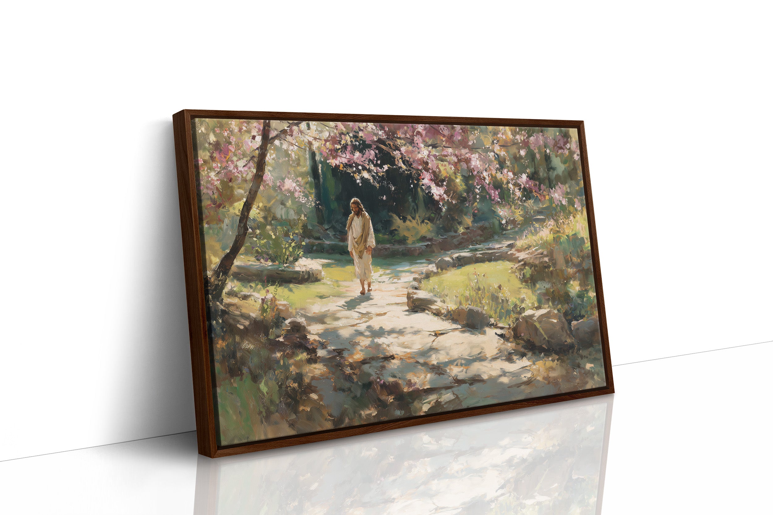 Blossoms Frame The Sacred Path