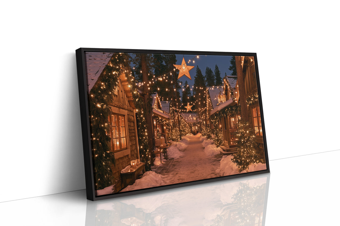 Starlight Over the Snowy Lane