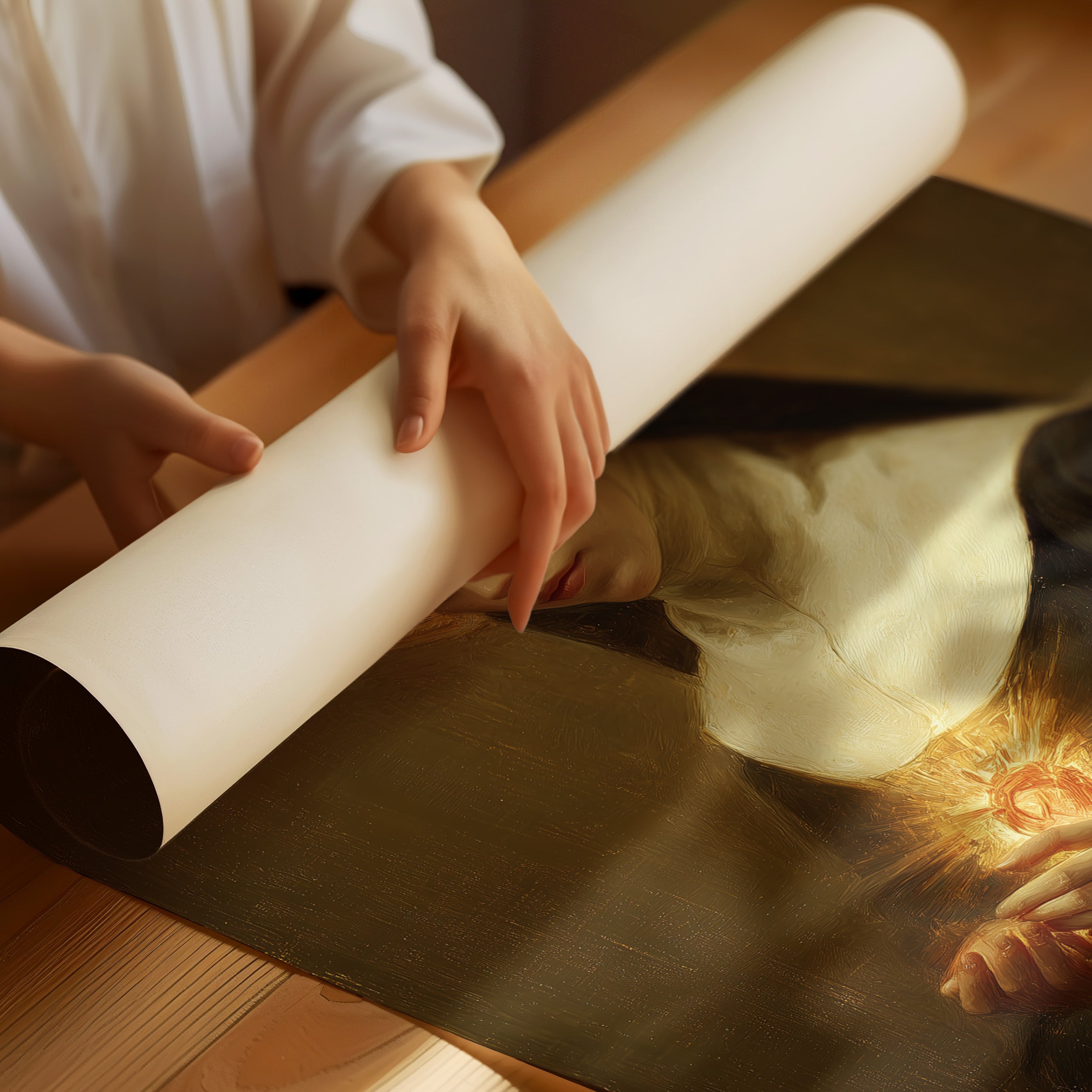 Sacred Light From Humble Devotion