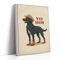 Yee Haw Cowboy Dog