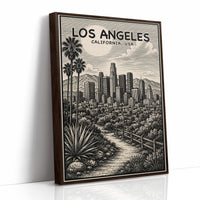 Los Angeles in Woodcut