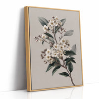 Ivory Blossoms On Quiet Branch