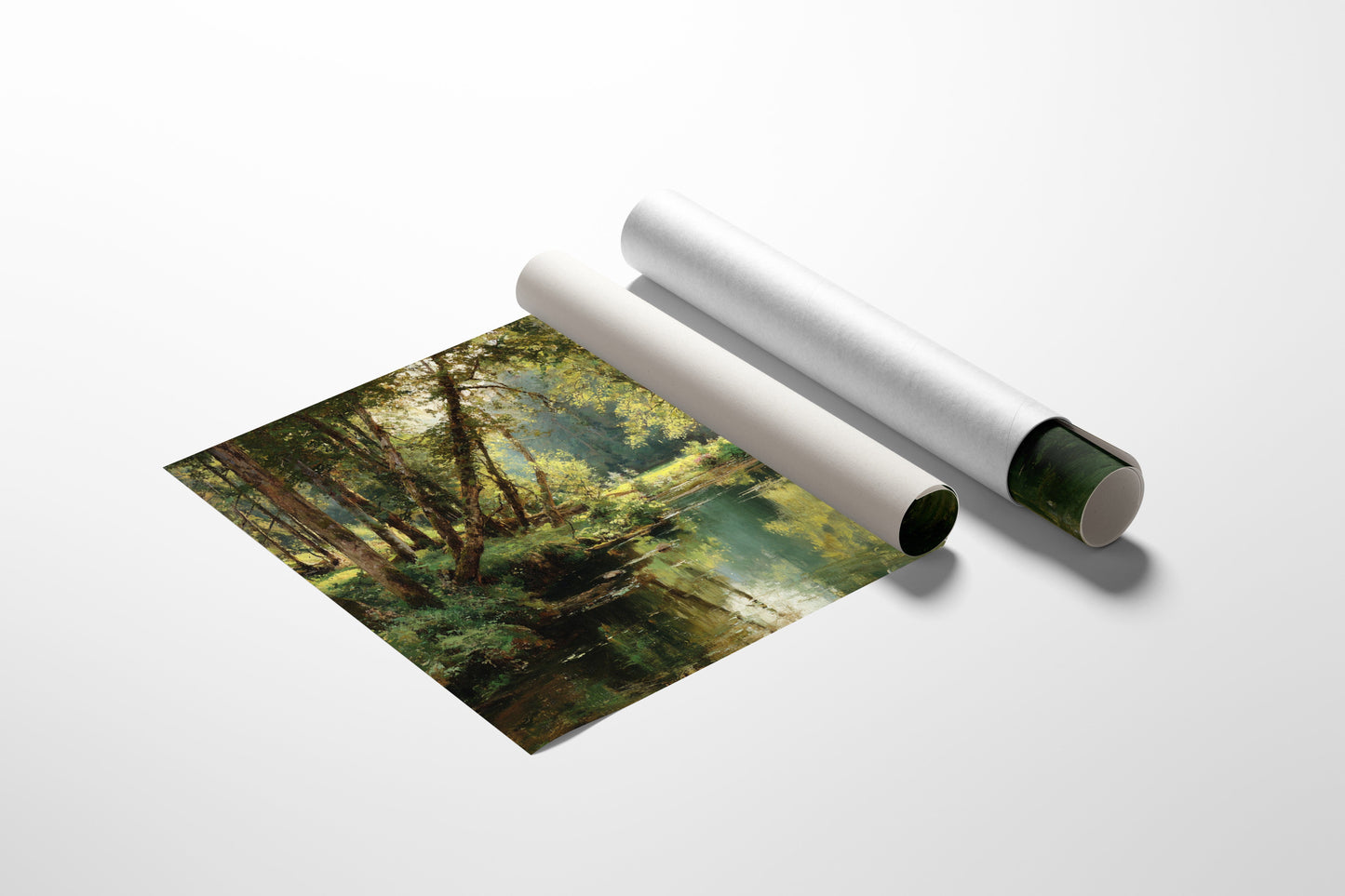 Summer Light Dances Through Forest Stream