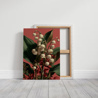 Lily of the Valley in Coral