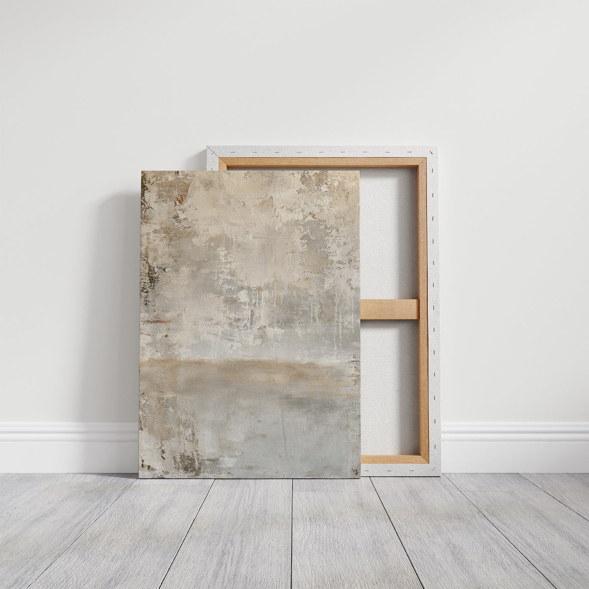 Weathered Neutral Plaster Abstract