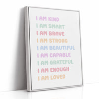 I Am Enough Affirmation Quote Print