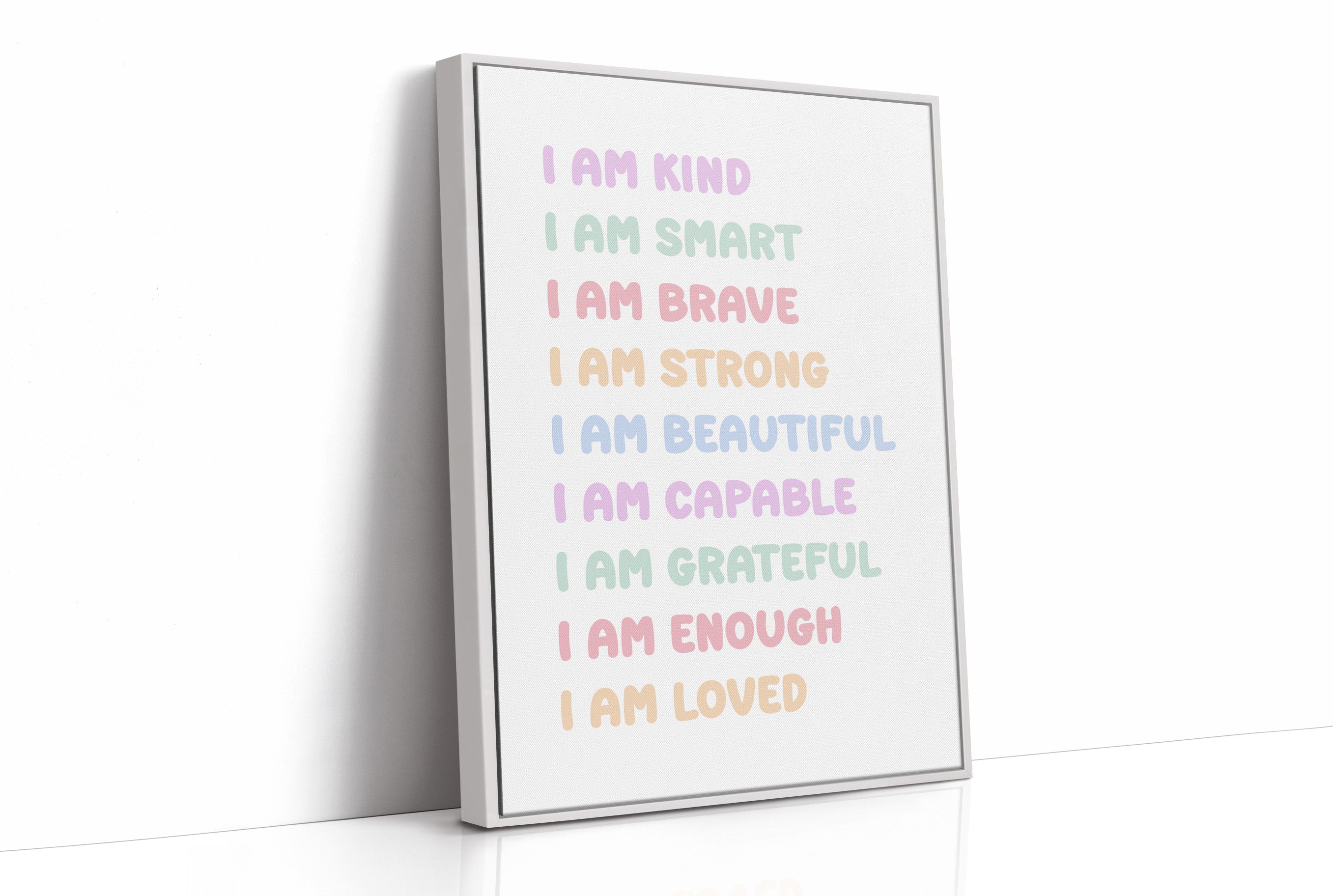I Am Enough Affirmation Quote Print
