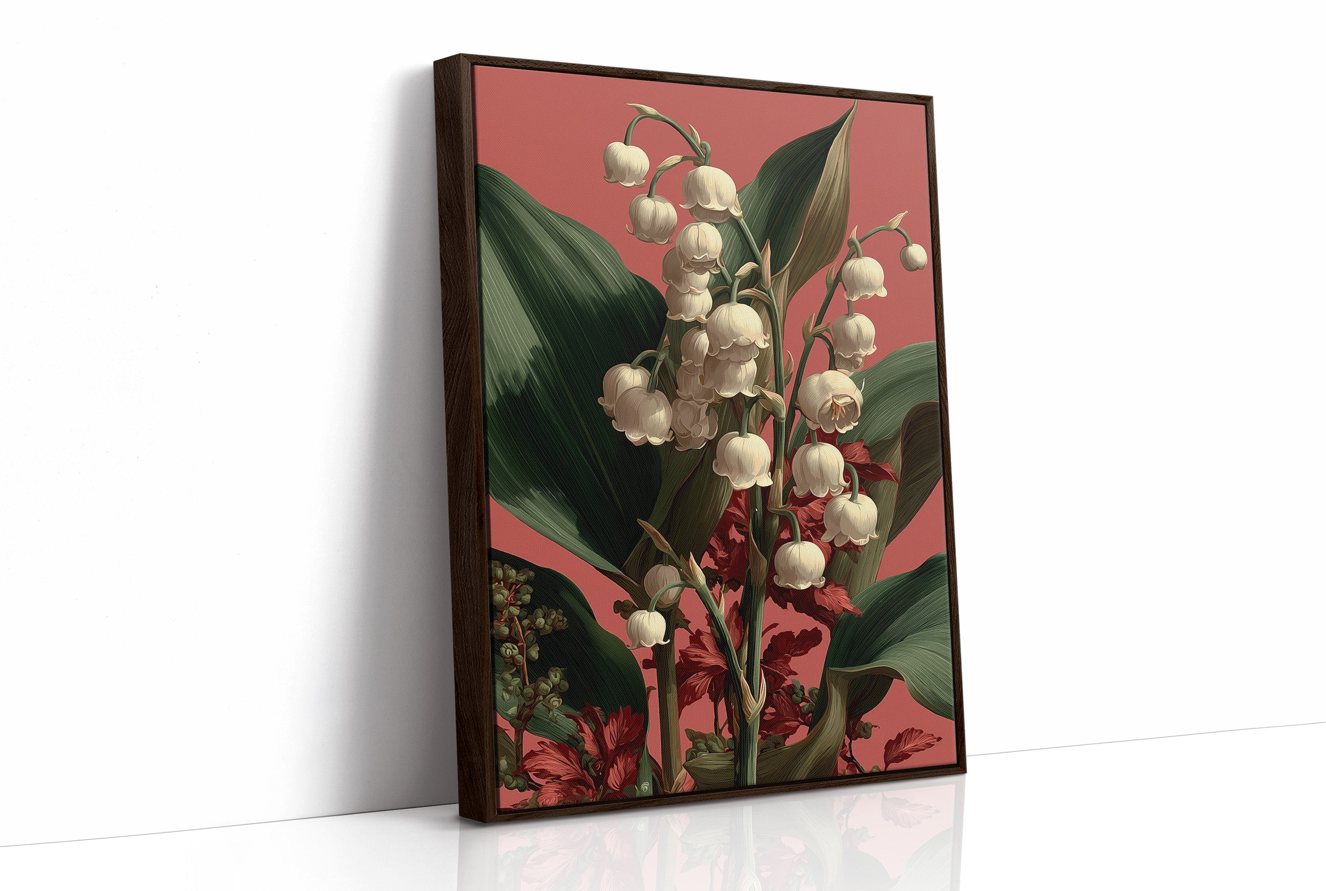 Lily of the Valley in Coral