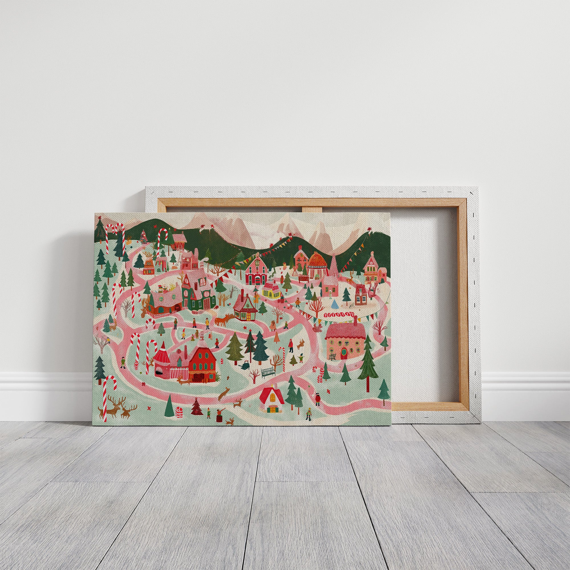 Festive Village Trails Wind Home