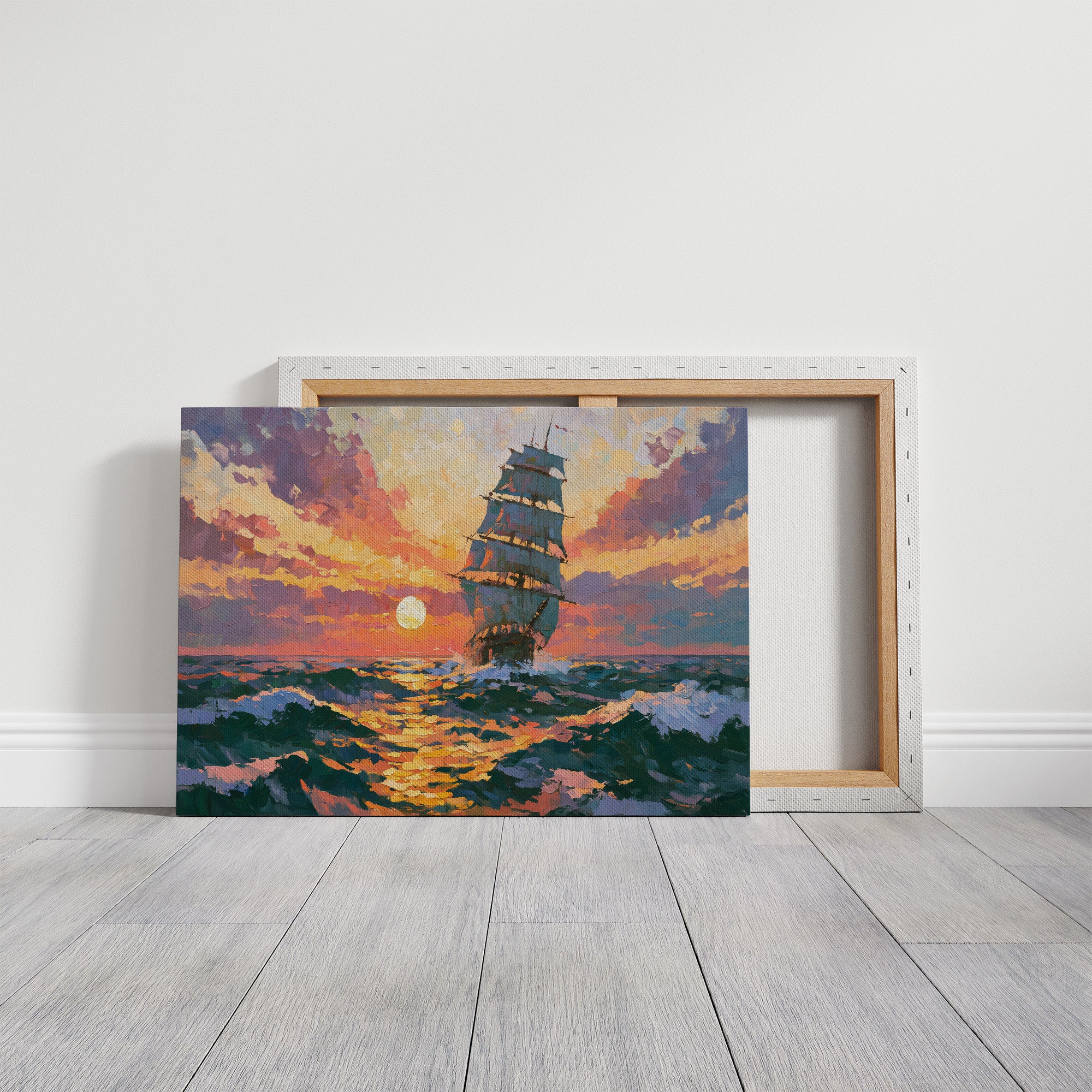 Tall Ship, Setting Sun