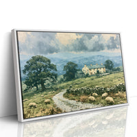Stone Wall Farmhouse, Grazing Flock