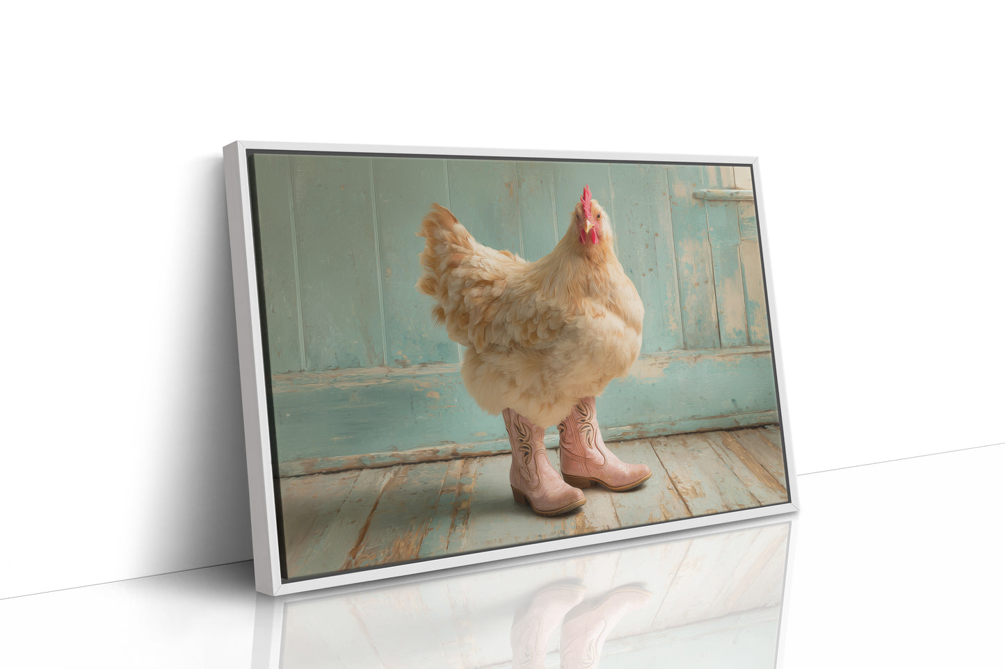 Barnyard Fashionista Struts Her Stuff