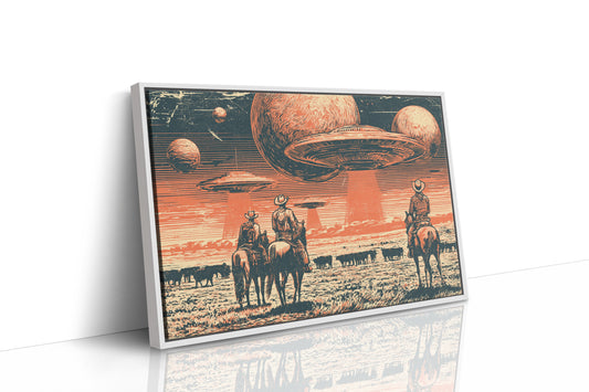 Cattle Drive Under Strange Skies