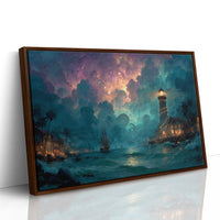 Lighthouse Beneath the Kraken's Sky