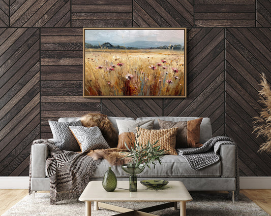 Wild Cosmos Dance Through Golden Fields