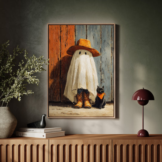 A Ghostly Encounter at Dusk