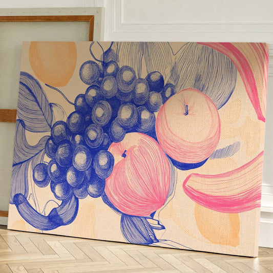 Sweet Orchard Lines In Blue