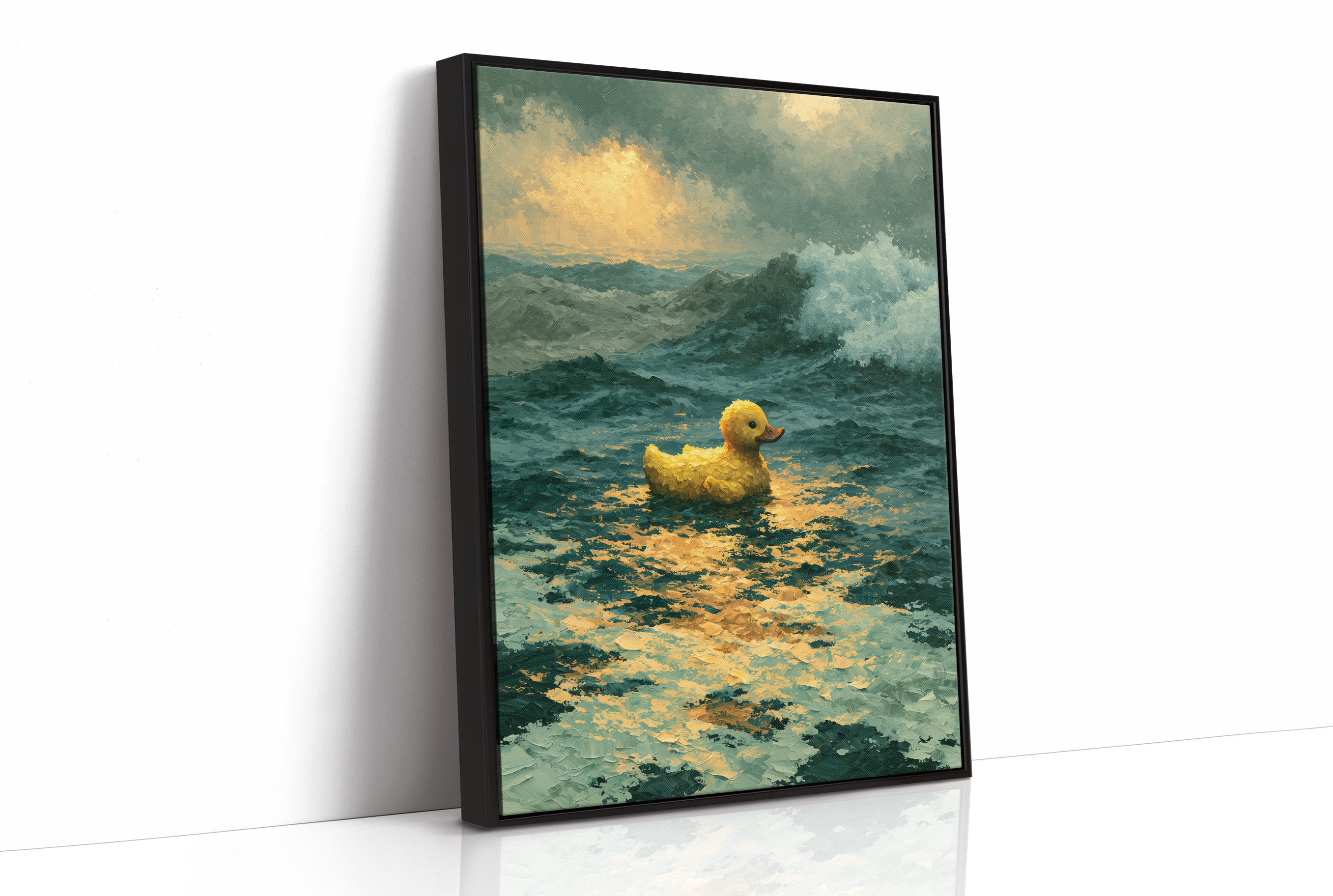 Rubber Duck Takes the Sea