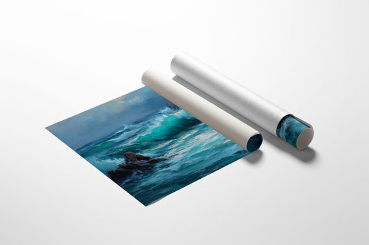Ocean Symphony In Turquoise Light