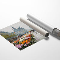 Paris Blooms Through Silver Rain