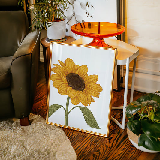 Golden Petals Paint Summer's Portrait