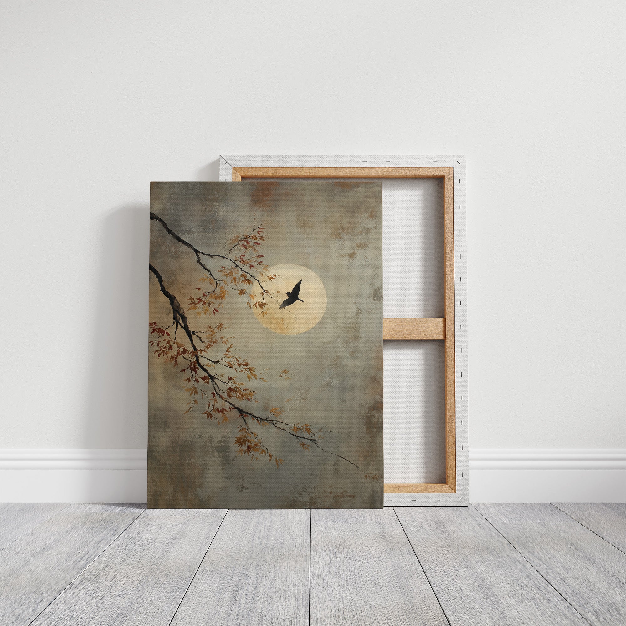 Moonlit Branch Guides Night's Journey