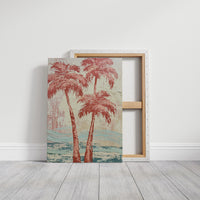 Coral Palms, Waves of Sage