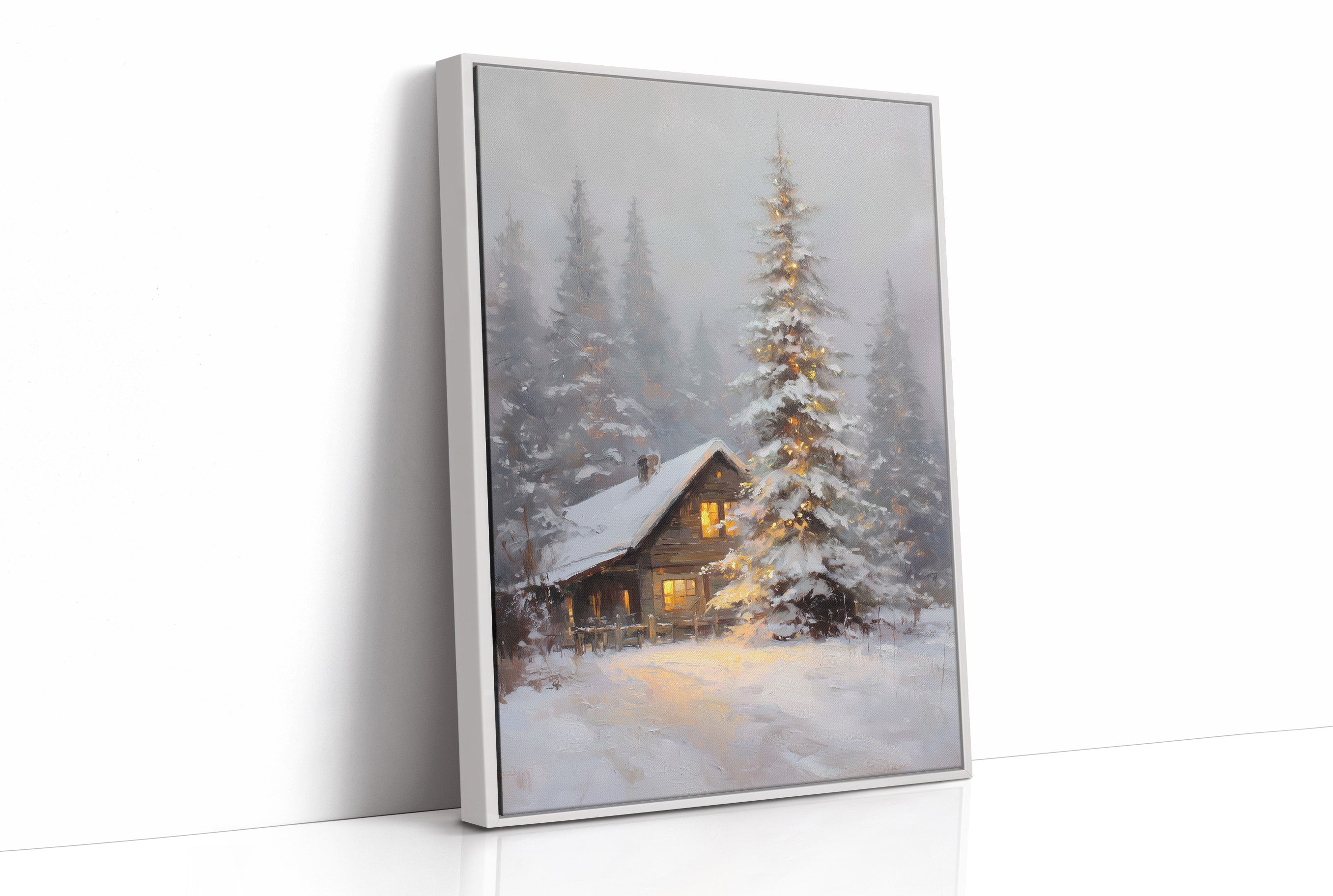 Lantern Light in Quiet Pines