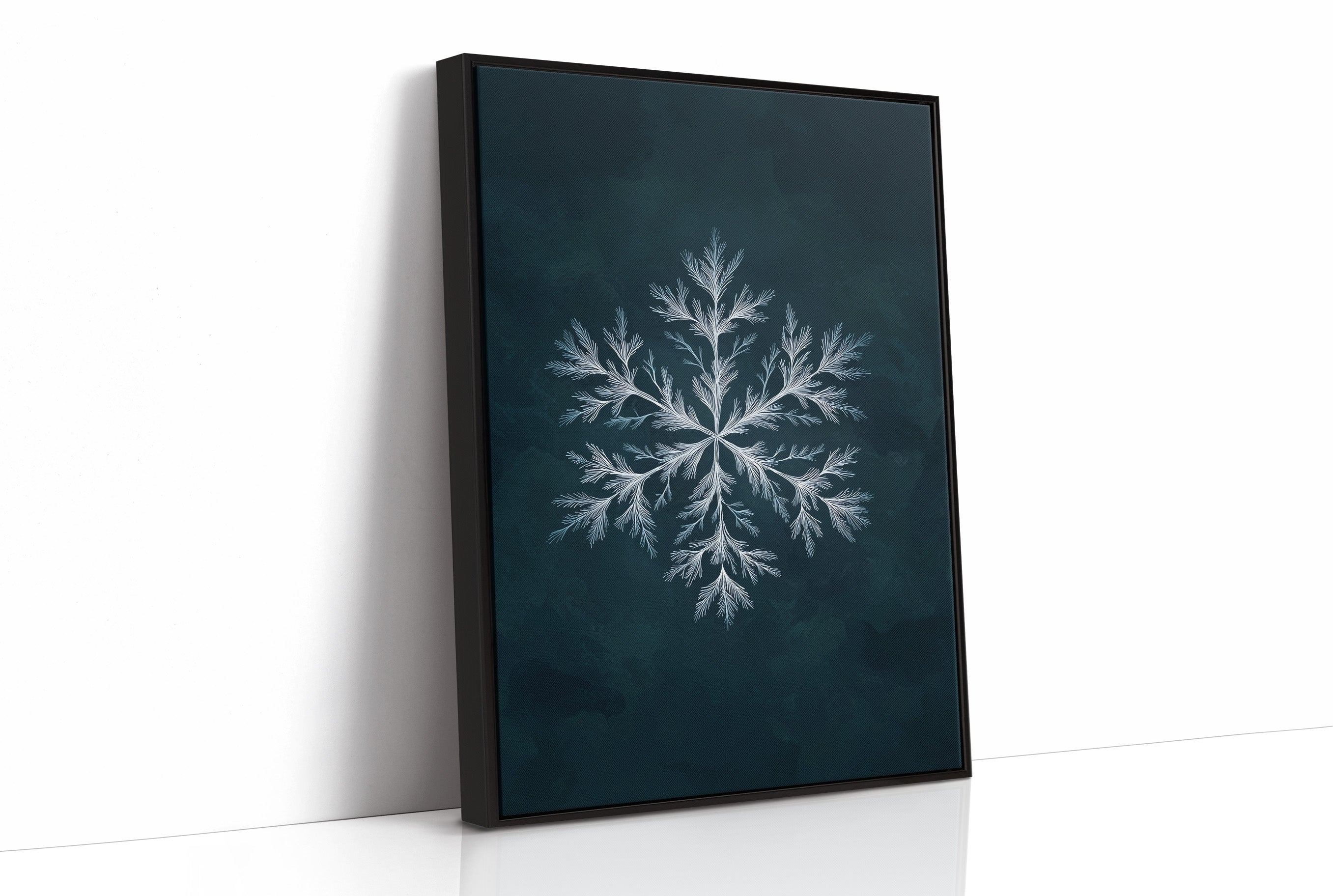 Frost Builds Its Cathedral Slowly