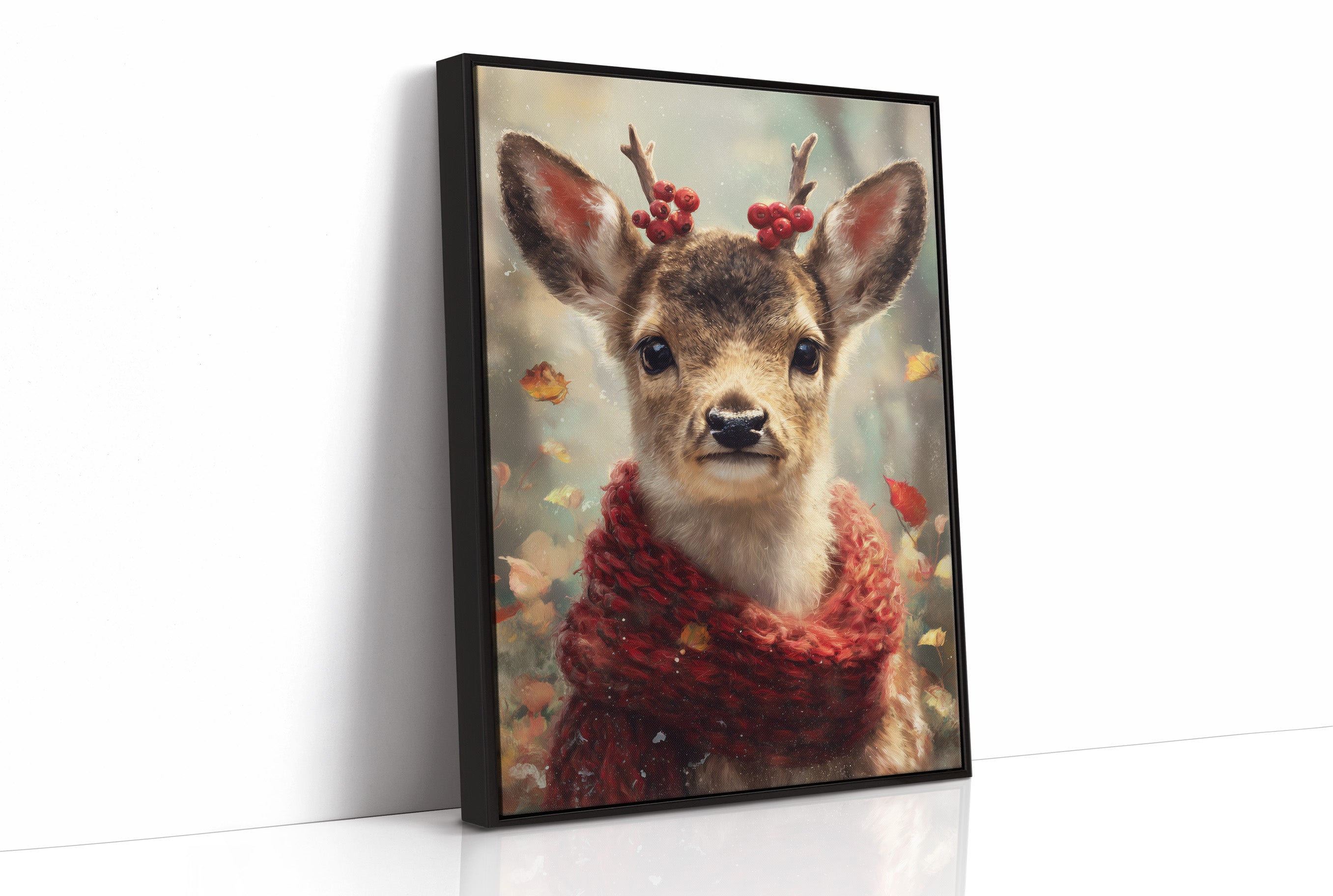 Little One in Winter Berries